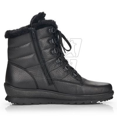 8. Leather insulated ankle boots Remonte W RKR629B black