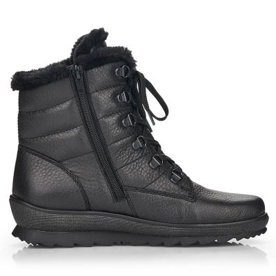 8. Remonte W RKR629B insulated leather ankle boots, black