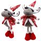 DECORATIVE REINDEER ON TELESCOPIC LEGS 45-60CM RED