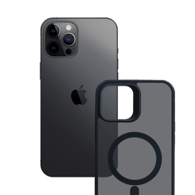 13. 3mk Smoke MagCase for Apple iPhone 12 Pro Max - Black