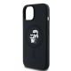 6. Karl Lagerfeld Silicone Karl&Choupette MagSafe case for iPhone 15 Plus / 14 Plus - black