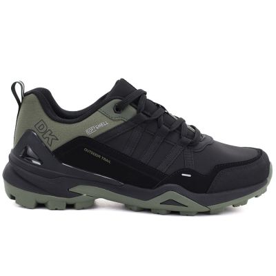 2. Men's waterproof oversized softshell trekking shoes black DK 17920
