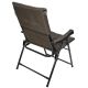 15. FOLDING GARDEN CHAIR 59X66X45/90CM WITH CUSHION GREY