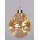 15. GLASS BALL MATRIX DROP LED 10CM GOLD