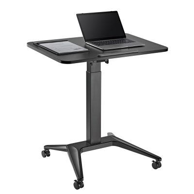 23. MACLEAN MOBILE DESK LAPTOP TABLE BLACK MC-453B