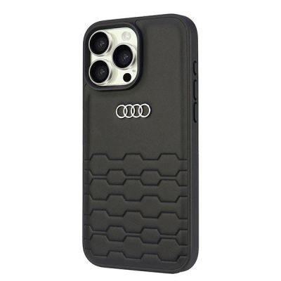 2. Audi Synthetic Leather iPhone 16 Pro Max 6.9" black/black hardcase AU-TPUPCIP16PM-GT/D2-BK
