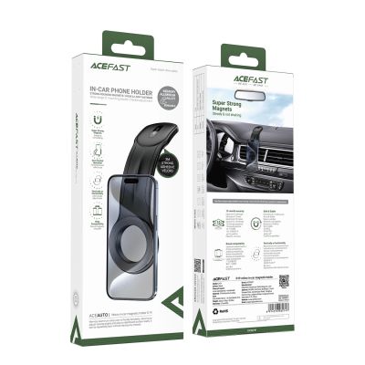 7. Acefast D19 magnetic car holder for the cockpit - black