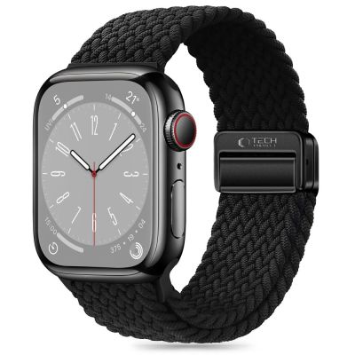 Tech-Protect Nylonmag Strap for Apple Watch 4 / 5 / 6 / 7 / 8 / 9 / SE (38 / 40 / 41 mm) - Black