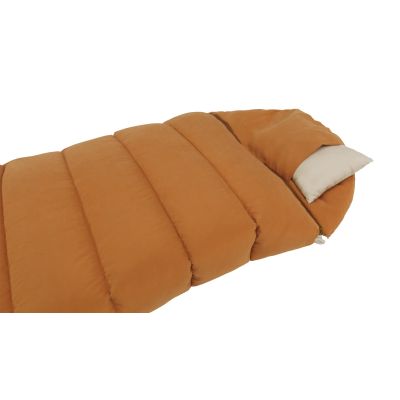 4. Outwell 230506 Sleeping Bag Adult Semi-Rectangular Sleeping Bag Cotton, Nylon, Polyester, Recycled Polyester Yellow