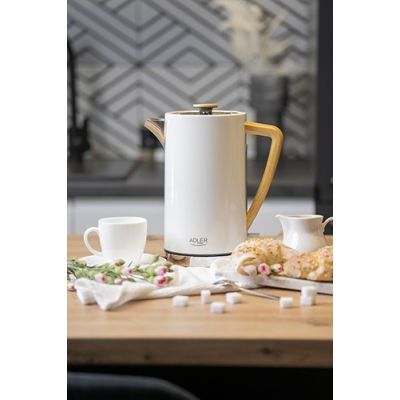 22. Electric kettle ADLER AD 1347w white