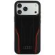 Audi R8 Genuine Leather MagSafe Case for iPhone 18 Pro Max / 17 Pro Max - Black and Red