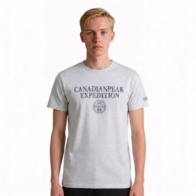 5. Canadian Peak JVICKEAK BLENDED GRAY RM MEN 254 T-shirt (RBMSZ1313H/CP-GRIS MÉLANGÉ)