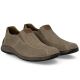 3. Men's leather openwork slip-on shoes, brown, Rieker 05272-64