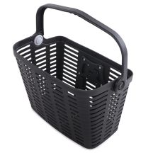 Wozinsky WKR-PK plastic handlebar bicycle basket - black