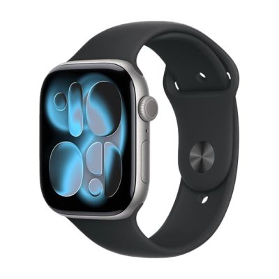 3. Apple Watch Series 11 (2025) GPS 46mm Space Gray Aluminum Case with Sport Band S/M