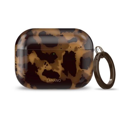 3. Tech-Protect Lamano case for AirPods Pro 1 / 2 - black and brown