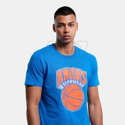 5. Mitchell &amp; Ness NBA Team Logo Tee New York Knicks M BMTRINTL1051-NYKROYA