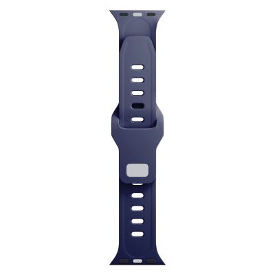 5. 3mk Silicone Watch Strap for Apple Watch 42 / 44 / 45 / 49 mm - blue