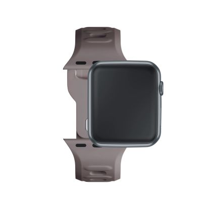17. 3mk Silicone Watch Strap for Apple Watch 42 / 44 / 45 / 49 mm - brown