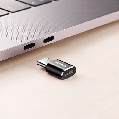 10. Baseus Mini Adapter from Micro USB to USB-C - Black