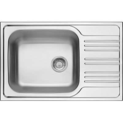 Single-bowl steel sink with drainer ZEX 311B 5908212034248