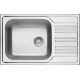 Single-bowl steel sink with drainer ZEX 311B 5908212034248