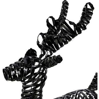 3. REINDEER DECORATION 60 CM 60 LED BLACK