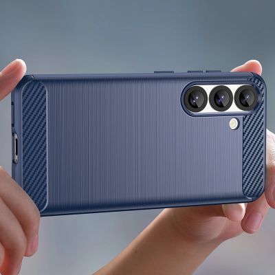 7. Carbon Case for Samsung Galaxy S25 Edge - Blue