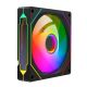 2. RAMPAGE 120 mm Case Fan, 1800 RPM, Infinite Loop ARGB, Black, PWM