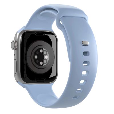 3. Puro Icon Silicone Strap for Apple Watch 38 / 40 / 41 mm - Light Blue (2 pcs.)