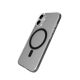 9. Puro Lite Mag TPU+PC Case Compatible with MagSafe for iPhone 17 - Transparent with Black Ring