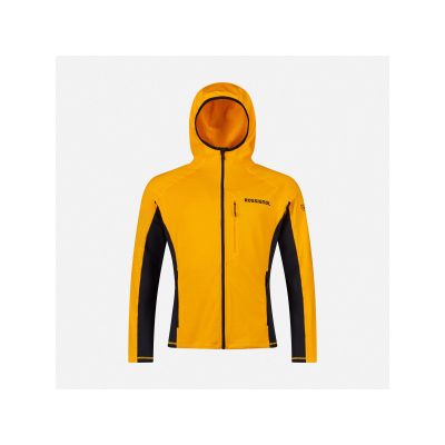 6. ROSSIGNOL BLACKSIDE MIX FZH FLEECE men's sweatshirt yellow
