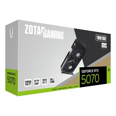 15. ZOTAC GAMING GeForce RTX 5070 Twin Edge OC 12GB Graphics Card