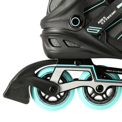 5. NILS Extreme NA14217 roller skates black and mint size 45
