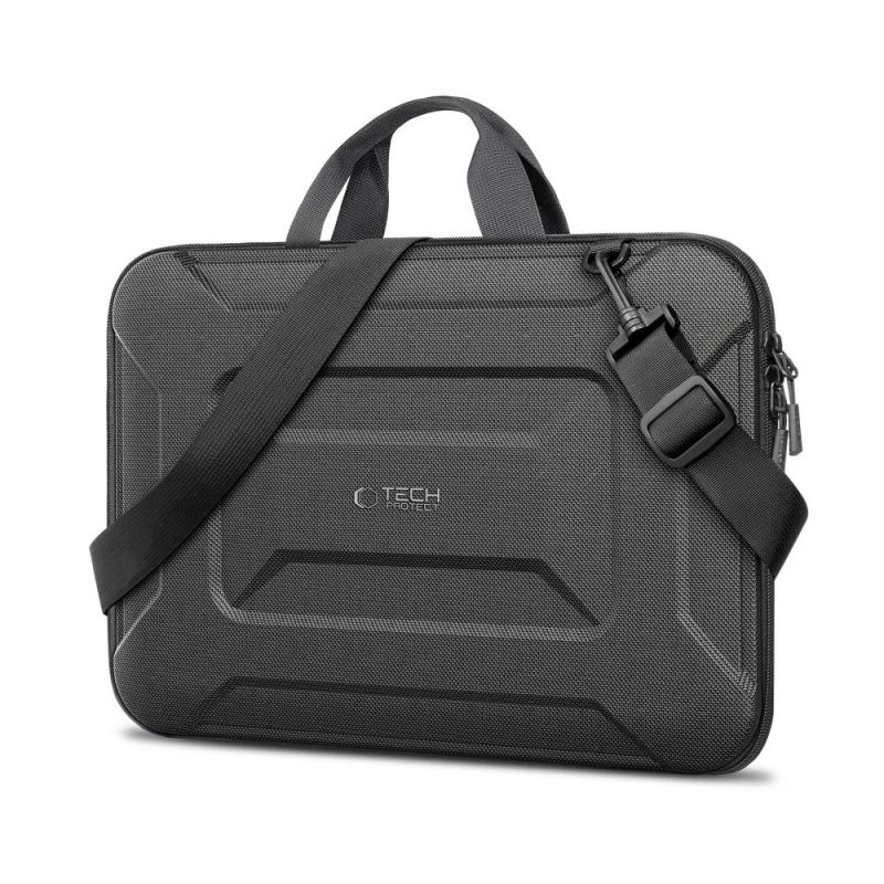 2. Tech-Protect Ranger-X Tactical Laptop Case for 13-14" - Black