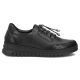 2. Women's leather half-notes on a wedge, black Filippo DP8102