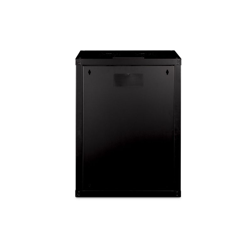3. Digitus Unique 19" 16U wall-mounted network cabinet 600x450, glass door, black, undivided, assembled, 100kg