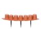 2. GARDEN PALISADE LAWN EDGE 405CM IPAL 7 TERRACOTTA