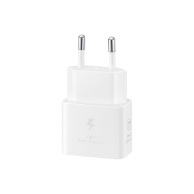 2. Samsung Power Adapter 25W USB-C Fast Charge Charger (No Cable) White