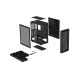 12. NATEC GENESIS DIAXID 605F MIDI TOWER USB-C GAMING CASE WITH WINDOW BLACK