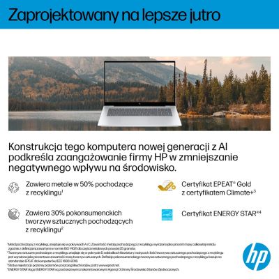 26. HP OmniBook 7 17-DC0073CL Ultra 7 258V 17.3"FHD Touch 32GB SSD1TB BT BLKB GeForce RTX 4050 6GB Win11 Silver (REPACK) 2Y