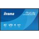 2. Flat screen iiyama LH4364UHS-B1AG 43 inches LCD UHD - 109.2 cm