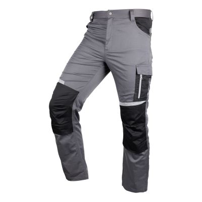 Mix&Match work trousers, gray and black, size L