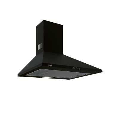 2. CATA Hood | Hood | OMEGA 600 BK | Wall-mounted | Energy efficiency class C | Width 60 cm | 645 m3/h | Mechanical | Black
