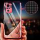 5. Clear Color Case Gel TPU Electroplating frame Cover for Xiaomi Redmi Note 10 5G / Poco M3 Pro blue