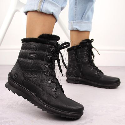 6. Leather insulated ankle boots Remonte W RKR629B black