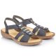4. Comfortable women's slip-on sandals with elastic straps Rieker 62850-14