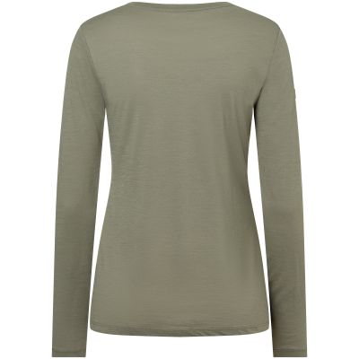 3. Women’s Long-Sleeve Shirt SUPER.NATURAL W Great Bear River LS, green