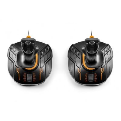 3. Thrustmaster T.16000M FCS SPACE SIM DUO Black, Orange USB Joystick Analog/Digital PC