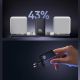 7. Baseus EnerFill FE11 100W Wall Charger 2 x USB-C + USB-A - Black